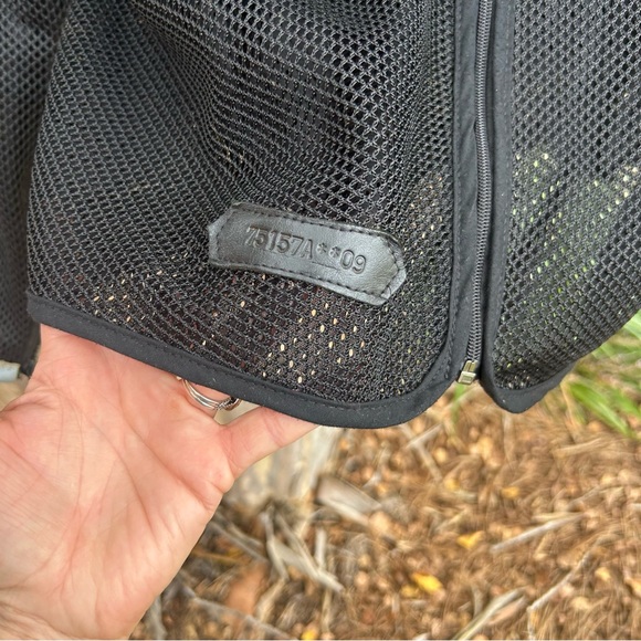 VANSON LEATHER Mesh Motorcycle Jacket Keep you Cool And Protected Men’s size L - Picture 4 of 8